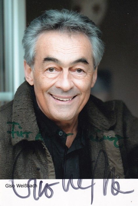 Autogramm Schauspieler | Giso WEISSBACH | 2000er Foto (Portrait Color)