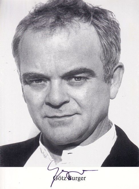 Autogramm Schauspieler | Götz BURGER | 2000er (Portrait SW)