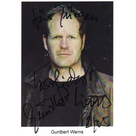 Autogramm Schauspieler | Guntbert WARNS | 2000er (Portrait Color)