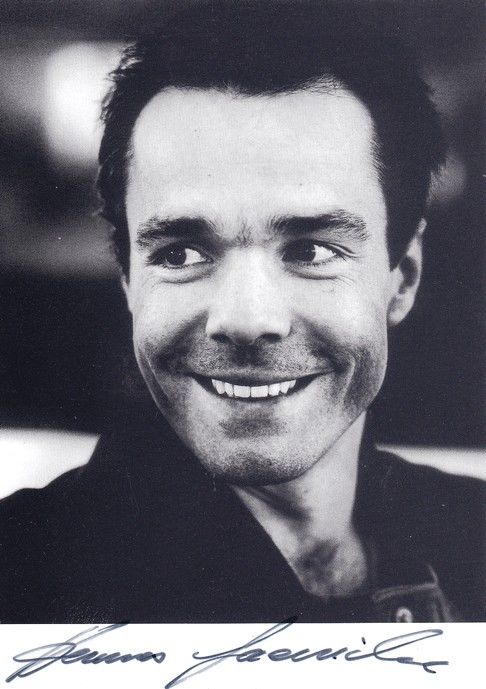 Autogramm Schauspieler | Hannes JAENICKE | 1990er (Portrait SW) 1