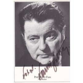 Autogramm Schauspieler | Harry FUSS | 1980er (Portrait SW)