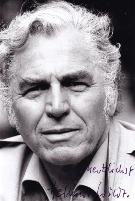 Autogramm Schauspieler | Helmut WILDT | 1990er Foto (Portrait SW)