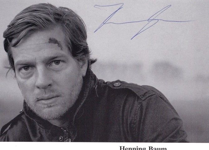 Autogramm Schauspieler | Henning BAUM | 2010er (Portrait SW)