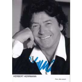Autogramm Schauspieler | Herbert HERRMANN | 2000er (Portrait SW) Jansch