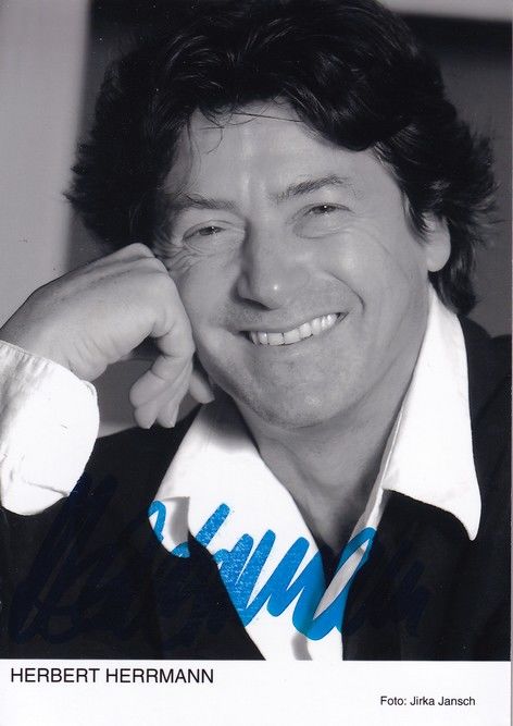 Autogramm Schauspieler | Herbert HERRMANN | 2000er (Portrait SW) Jansch