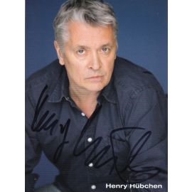 Autogramm Schauspieler | Henry HÜBCHEN | 2010er (Portrait Color)