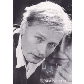 Autogramm Schauspieler | Horst KOTTERBA | 1990er (Portrait SW) 