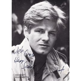 Autogramm Schauspieler | Horst KUMMETH | 1990er (Portrait SW) 