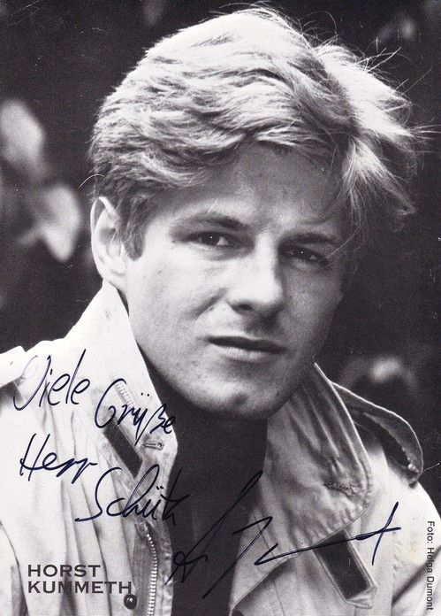 Autogramm Schauspieler | Horst KUMMETH | 1990er (Portrait SW) 