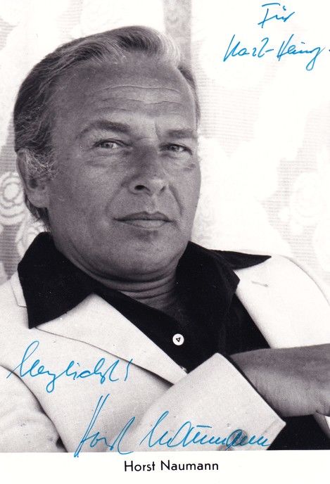 Autogramm Schauspieler | Horst NAUMANN | 1980er (Portrait SW)