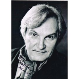 Autogramm Schauspieler | Horst SCHULTHEIS | 2000er Foto (Portrait SW)