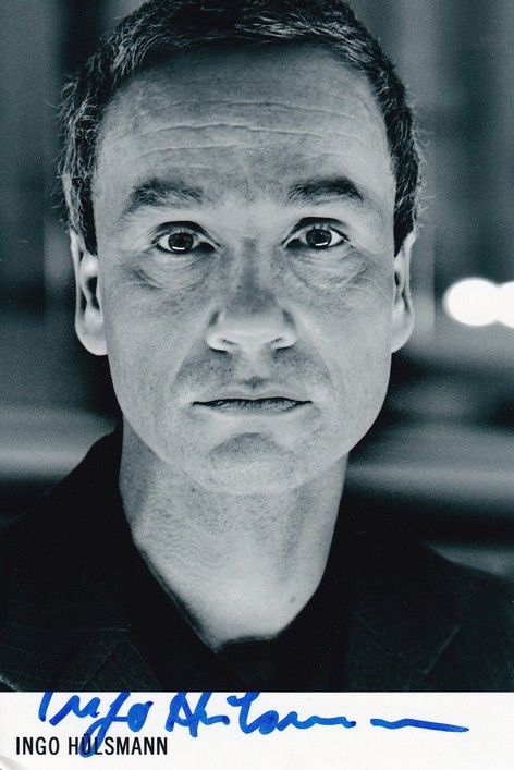 Autogramm Schauspieler | Ingo HÜLSMANN | 2000er Foto (Portrait SW)