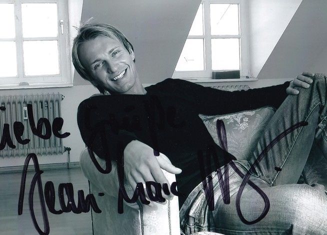Autogramm Schauspieler | Jean-Marc BIRKHOLZ | 2000er Foto (Portrait SW)