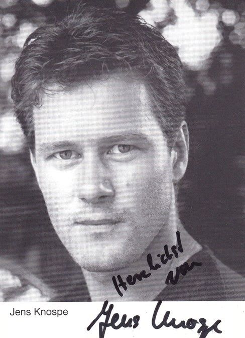 Autogramm Schauspieler | Jens KNOSPE | 2000er (Portrait SW) 