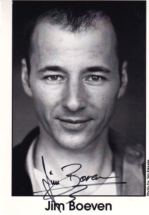Autogramm Schauspieler | Jim BOEVEN | 2000er (Portrait SW) Rakete