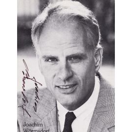 Autogramm Schauspieler | Joachim WÖRMSDORF | 1990er (Portrait SW)