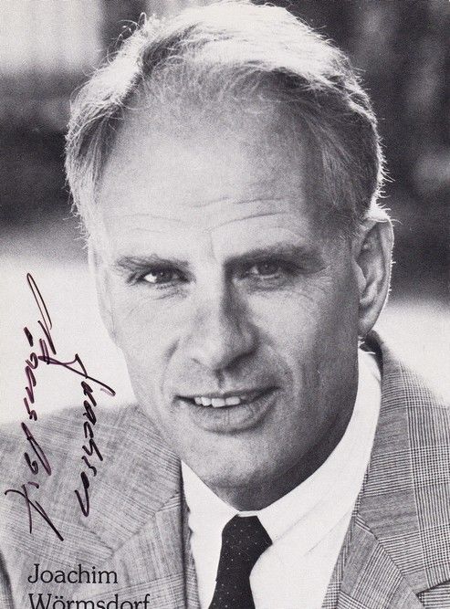 Autogramm Schauspieler | Joachim WÖRMSDORF | 1990er (Portrait SW)