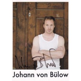 Autogramm Schauspieler | Johann VON BÜLOW | 2010er (Portrait Color)