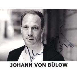 Autogramm Schauspieler | Johann VON BÜLOW | 2010er (Portrait SW)