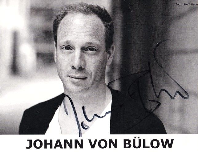 Autogramm Schauspieler | Johann VON BÜLOW | 2010er (Portrait SW)