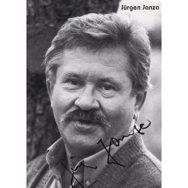 Autogramm Schauspieler | Jürgen JANZA | 1990er (Portrait SW)