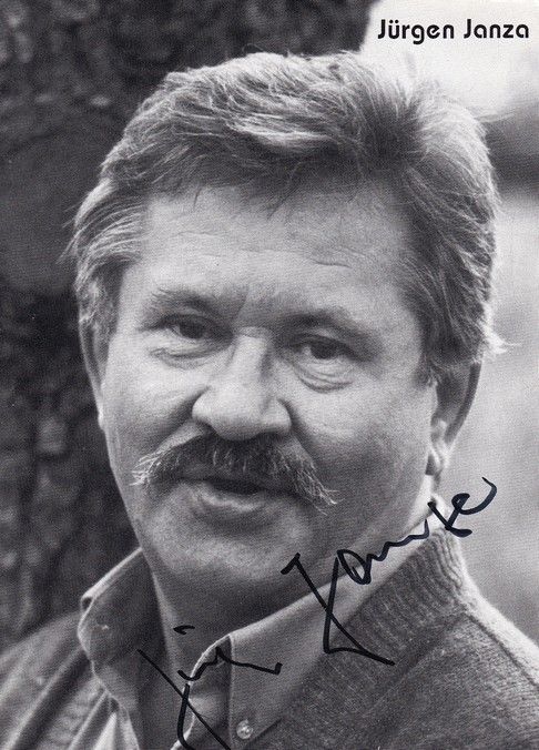 Autogramm Schauspieler | Jürgen JANZA | 1990er (Portrait SW)