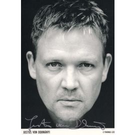 Autogramm Schauspieler | Justus VON DOHNANYI | 2000er (Portrait SW) Leidig