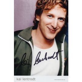 Autogramm Schauspieler | Kai LENTRODT | 2000er Foto (Portrait Color) Website