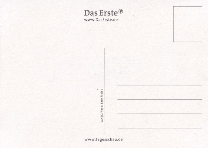 Autogramm TV | ARD | Astrid VITS | 2010er "Tagesschau" (Freist)