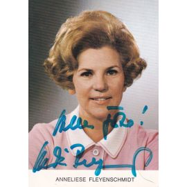 Autogramm Schauspieler | Anneliese FLEYENSCHMIDT | 1970er (Portrait Color) Sessner