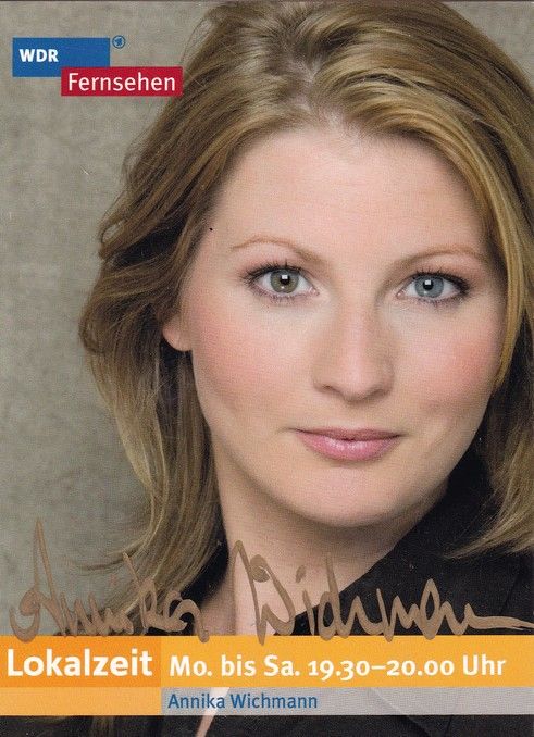 Autogramm TV | WDR | Annika WICHMANN | 2010er "Lokalzeit" (Fürst)