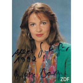 Autogramm TV | ZDF | Brigitte BASTGEN | 1990er (Portrait Color)