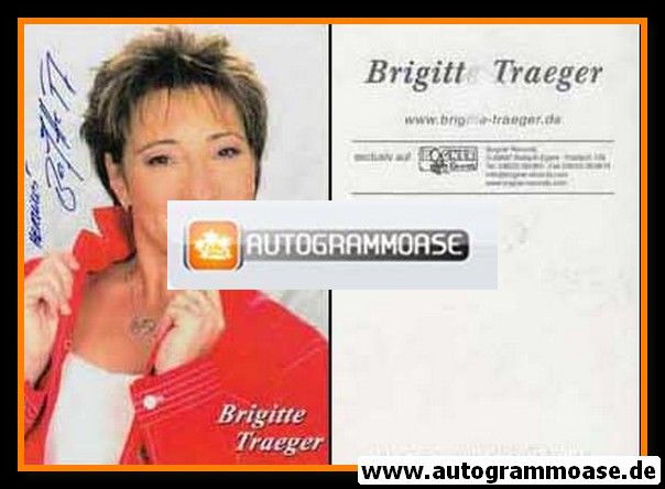 Autogramm Volksmusik | Brigitte TRAEGER | 2000er (Portrait Color) Bogner 2