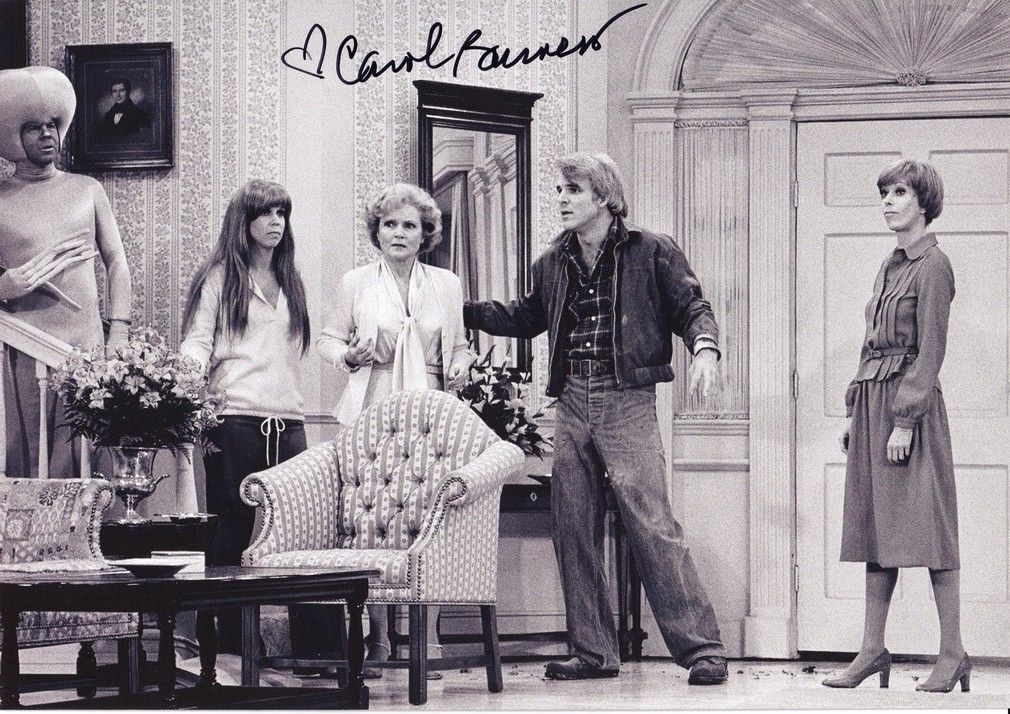 Autogramm Film (USA) | Carol BURNETT | 1970er "C.B. Show" (Filmszene SW XL)