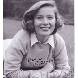 Autogramm Film (USA) | Nancy OLSON | 1960er (Portrait SW XL)