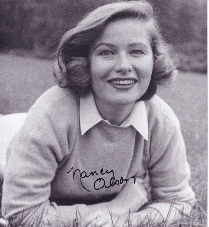Autogramm Film (USA) | Nancy OLSON | 1960er (Portrait SW XL)
