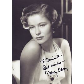 Autogramm Film (USA) | Nancy OLSON | 1950 "Sunset Boulevard" (Portrait SW XL) 2