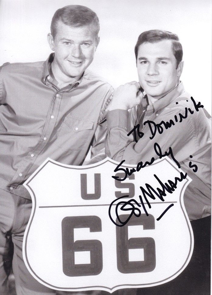 Autogramm Film (USA) | George MAHARIS | 1962 "Route 66" (Portrait SW XL + Milner)
