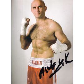 Autogramm Boxen | Aleksy KUZIEMSKI | 2000er (Portrait Color Universum)