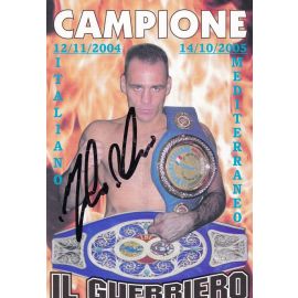 Autogramm Boxen | Alessio FURLAN | 2000er (Portrait Color) Il Guerriero