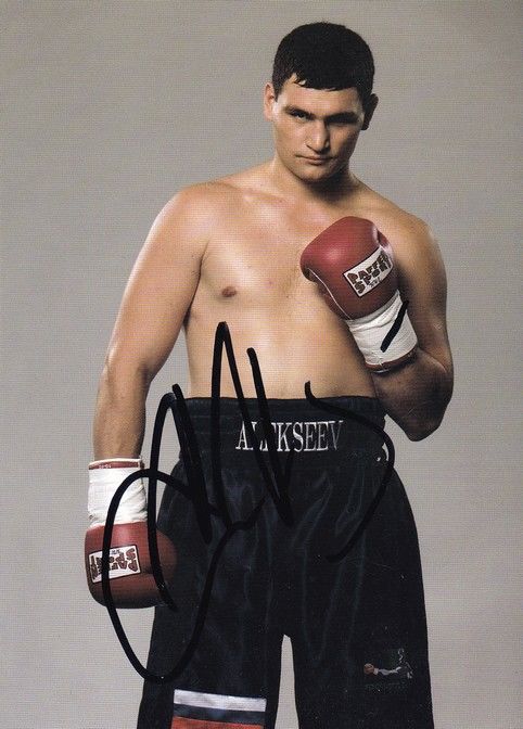 Autogramm Boxen | Alexander ALEKSEEV | 2000er (Portrait Color Spotlight)