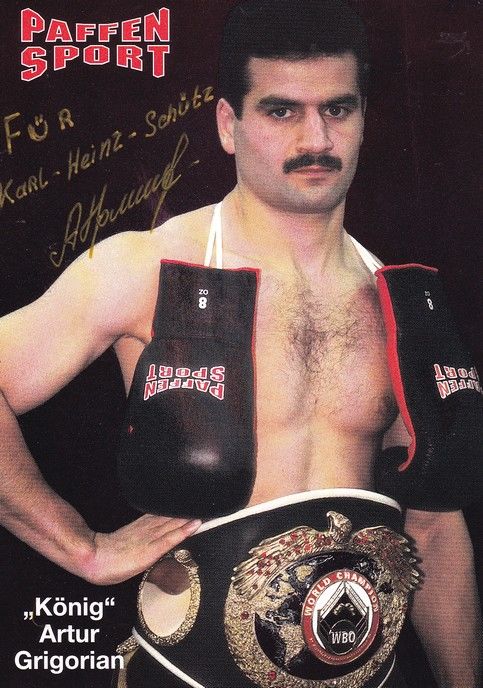 Autogramm Boxen | Artur GRIGORIAN | 2000er (Portrait Color Paffen)