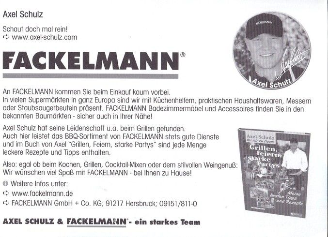 Autogramm Boxen | Axel SCHULZ | 2000er (Portrait Color Fackelmann) 1