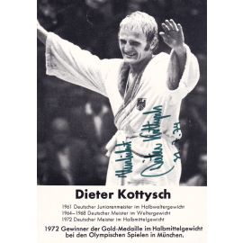 Autogramm Boxen | Dieter KOTTYSCH | 1972 (Portrait SW) Olympiasieger