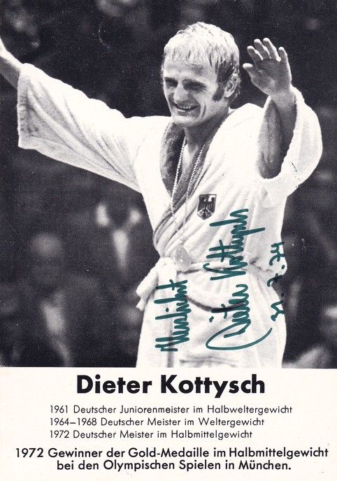 Autogramm Boxen | Dieter KOTTYSCH | 1972 (Portrait SW) Olympiasieger