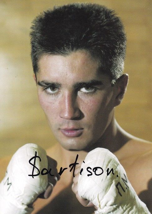 Autogramm Boxen | Dimitri SARTISON | 2003 (Portrait Color Spotlight) Baering
