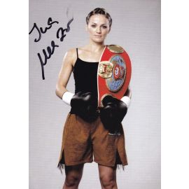 Autogramm Boxen | Ina MENZER | 2000er (Portrait Color Spotlight) Leidig