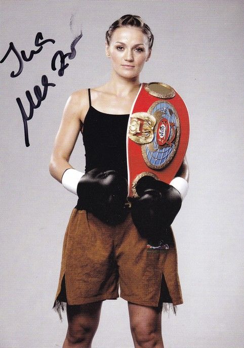 Autogramm Boxen | Ina MENZER | 2000er (Portrait Color Spotlight) Leidig