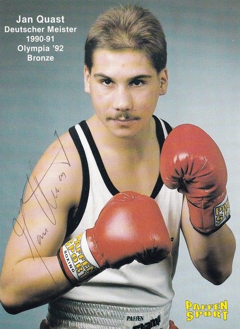 Autogramm Boxen | Jan QUAST | 1990er (Portrait SW Paffen) OS-Bronze