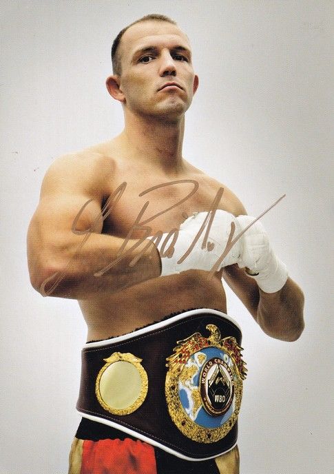 Autogramm Boxen | Jürgen BRÄHMER | 2000er (Portrait Color Universum) Umbach